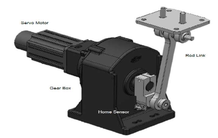 4DX ASSY ACTUATOR  LEFT_HELICAL,HIGEN