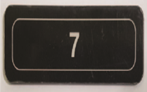4DX ROW NUMBER(only number)(Double-side tape)