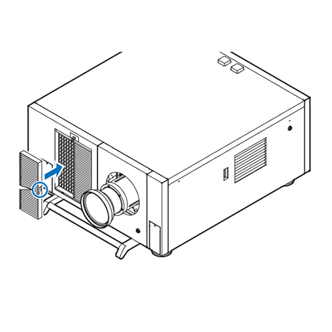 [P073064] NEC Filter BTN 3.5" X 9.5"
